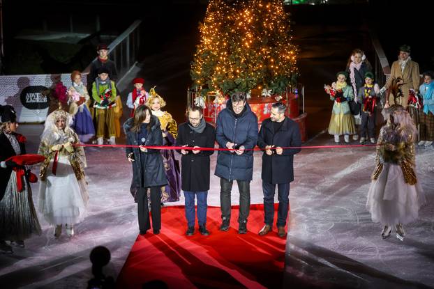 Svečano otvorenje Ledenog parka na Trgu kralja Tomislava uz predstavu Orašar