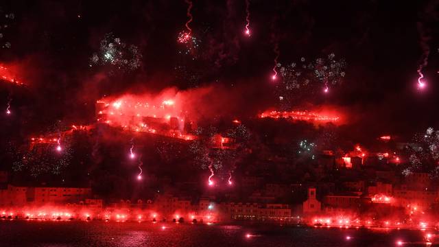 Sibenik: Proslava 40.rodjendana navijacke skupine Funcuti