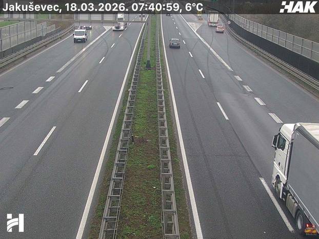 FOTO Snijeg pao na Sljemenu, zatrpana i A6, šleperi ne smiju prema Istri, pogledajte snimke