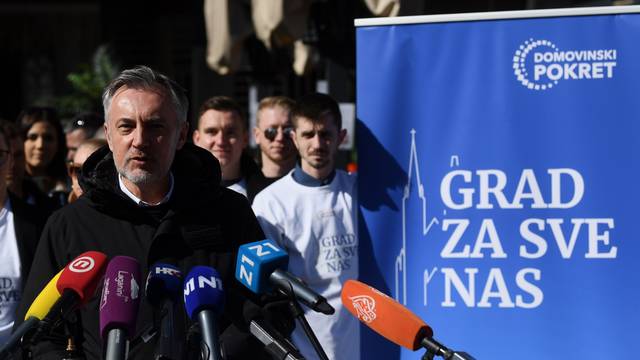 Miroslav Škoro na Cvjetnom trgu objavio kandidaturu za zagrebačkog gradonačelnika