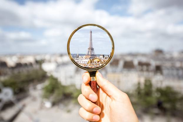 Cityscape view of Paris