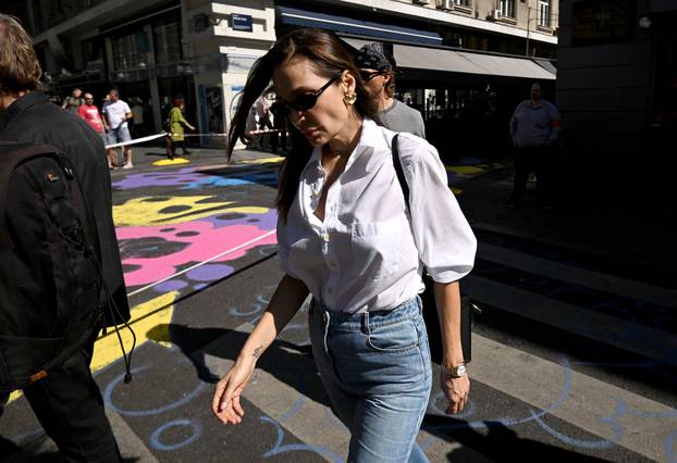 Zagreb: Tatjana Dragović i Vlaho Arbulić prošetali gradom