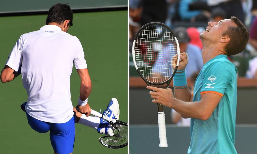 Šok u pustinji: Veteran izbacio Đokovića, Nole lomio rekete
