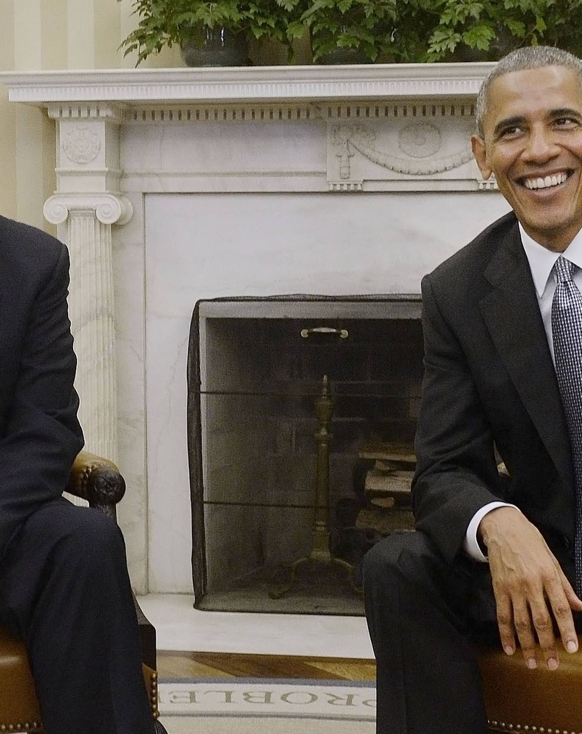 U.S. President Barack Obama meets with President-elect Donald Trump at the White House - DC