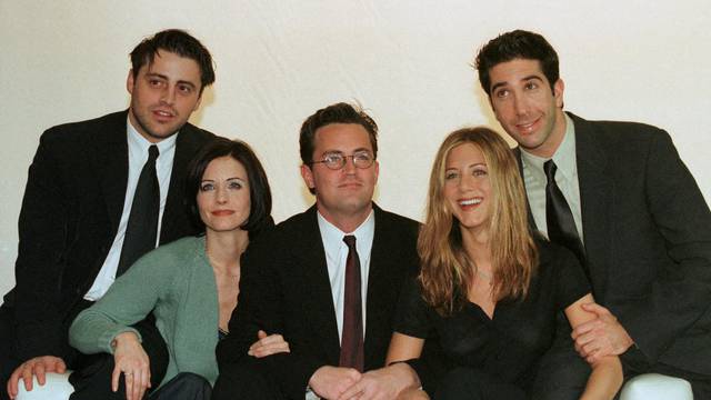 FILE PHOTO: THE CAST OF FRIENDS AT CHANNEL 4 TELEVISION