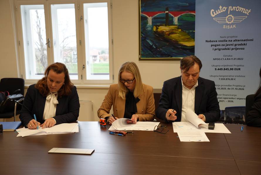 Sisak će dobiti 12 autobusa na alternativni pogon. Izgradit će i cijelu infrastrukturu punionica