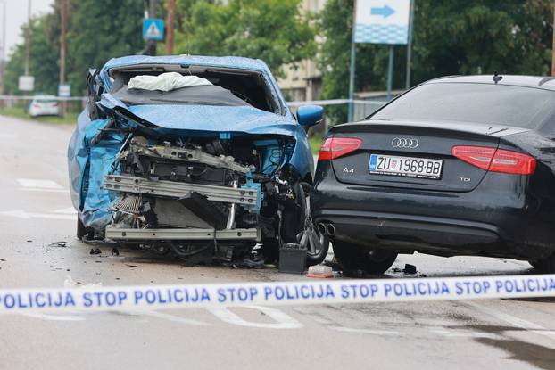 Teška nesreća u Županji, sudarila se tri vozila, jedna osoba poginula
