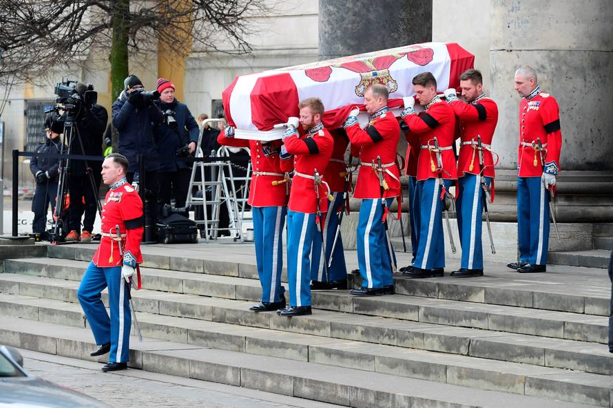 Prince Henrik's funeral in Copenhagen