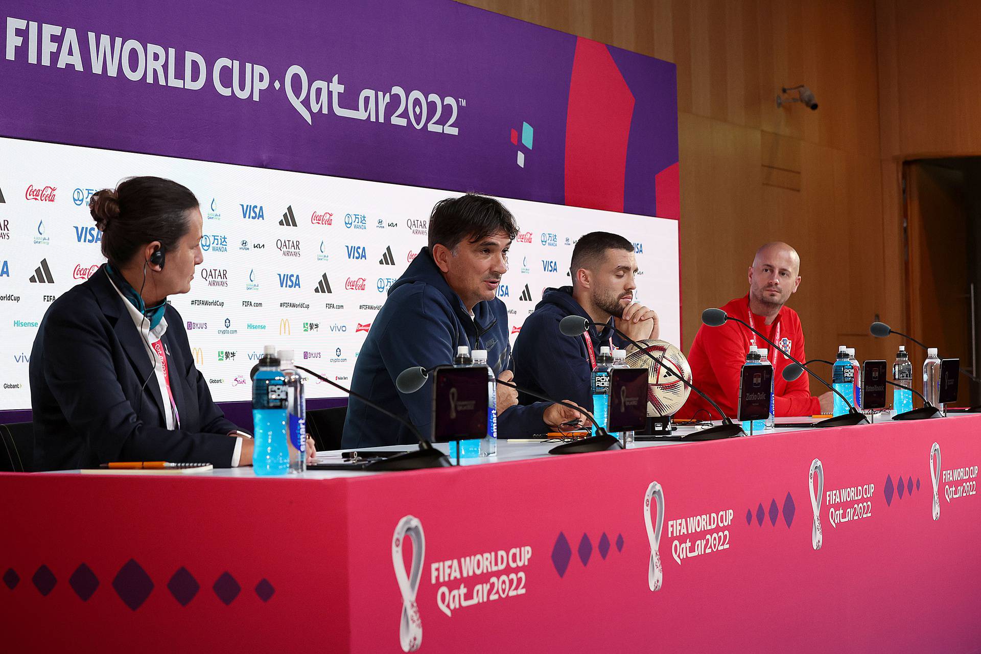 KATAR 2022 - Dalić i Kovačić održali konferenciju za medije uoči utakmice s Marokom