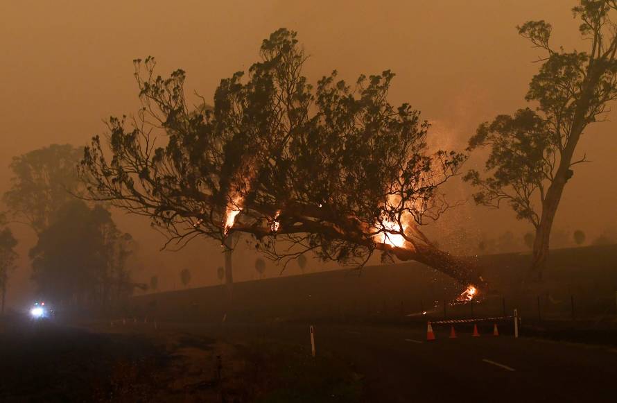 FILE PHOTO: Bushfires in New South Wales