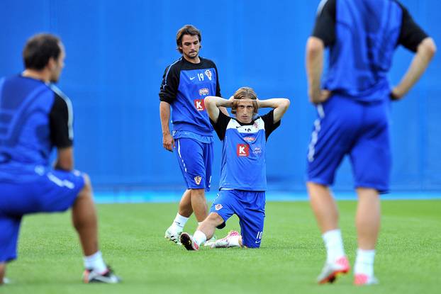 Zagreb: Trening hrvatske nogometne reprezentacije na Maksimiru