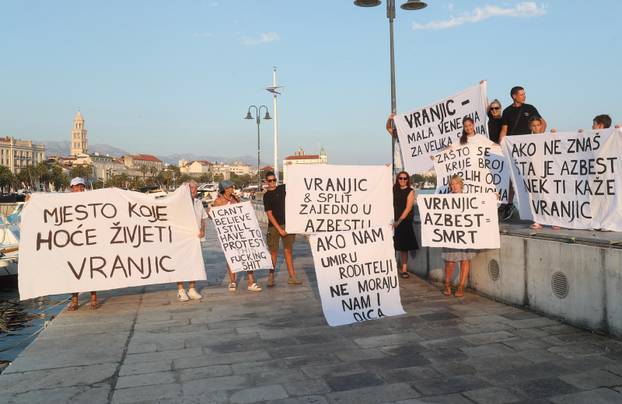 Split: Prosvjed protiv broda Moby Drea