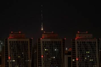 Russian drone and missile strike in Kyiv