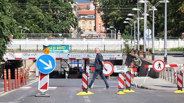 Zagreb: Zbog radova na željezničkom nadvožanjku zatvorena je Miramarska