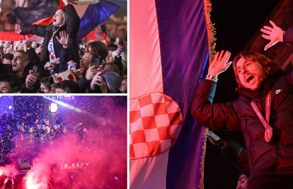VIDEO Vatreni otišli uz veliko 'HVALA', na Trgu se navijačko ludilo i slavlje nastavlja i dalje!