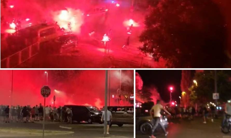 U Dubravi se potukli BBB-ovci i poljski navijači: Mlatili su se palicama, poharali terase kafića
