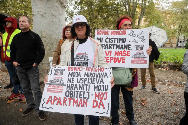 Zagreb: Prosvjed UGP-a i SMOi-ja protiv povećanja poreznog opterećenja