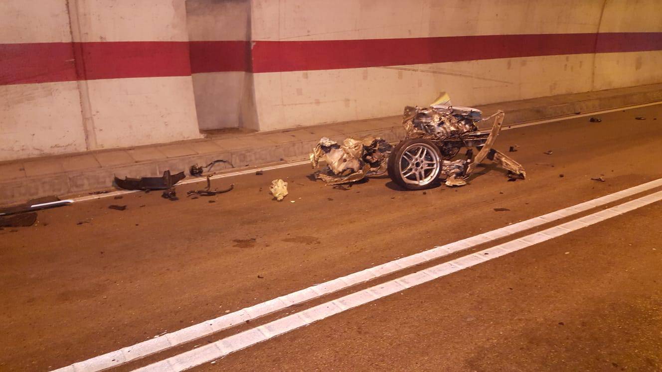Stravična snimka iz tunela Sv. Ilija: BMW izravno udario u C4
