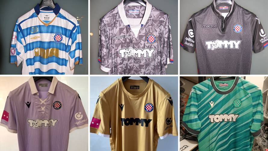 ANKETA Hajduk ima novi treći dres. Koji vam je najljepši?