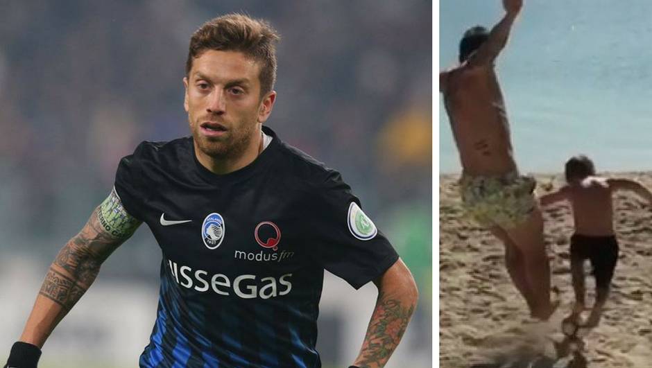 Tata nema milosti: Gomez iz Atalante na plaži pomeo sina