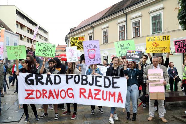 Sisak: Protuprosvjed Hod za slobodu