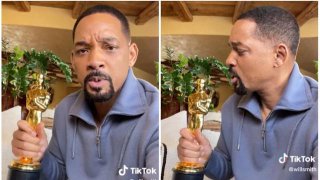 VIDEO Will Smith snimio se s kipićem Oscara, ismijao incident u kojem je ošamario voditelja...