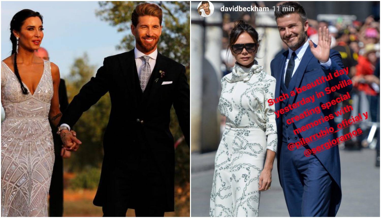 David Beckham na Ramosovom vjenčanju: 'Baš prekrasan dan'