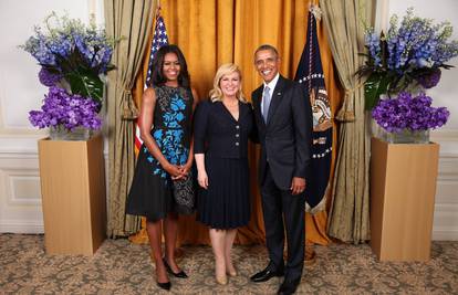 Predsjednica Kitarović u New Yorku se družila s Obamom
