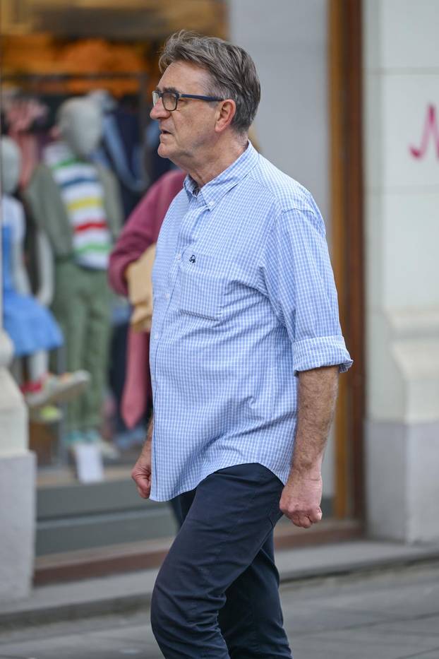 Zagreb: Glumac Darko Janeš na subotnjoj špici