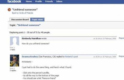 Facebook riječ "unfriend" najbolja riječ godine 2009.