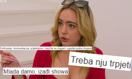 Pale teške riječi između Kristine i Stjepana. Gledatelji 'Braka na prvu': 'Nepristojno ponašanje'