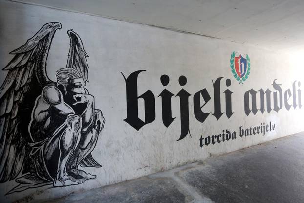 Split: Torcidini grafiti posve?eni Hajduku