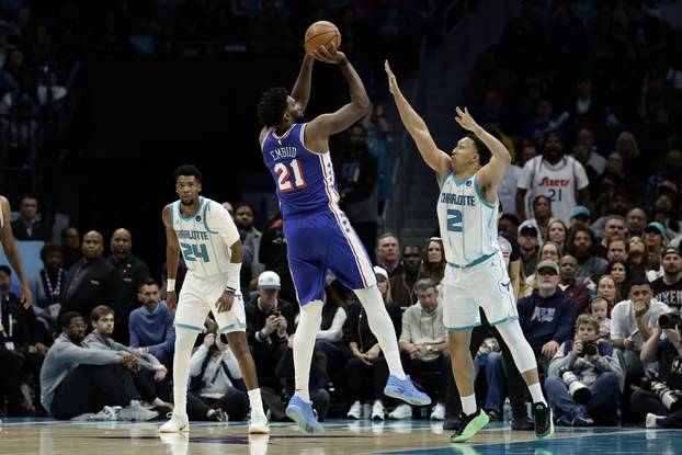 NBA: Philadelphia 76ers at Charlotte Hornets
