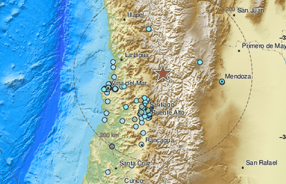 Potres magnitude 5,9 u Čileu