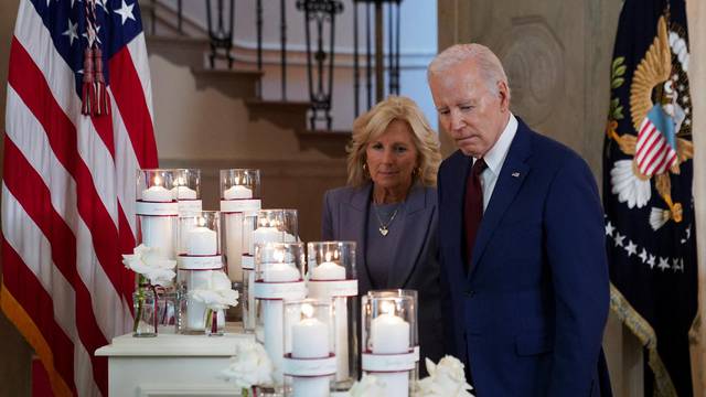 U.S. President Biden marks first anniversary of Uvalde, Texas school shooting during White House event in Washington