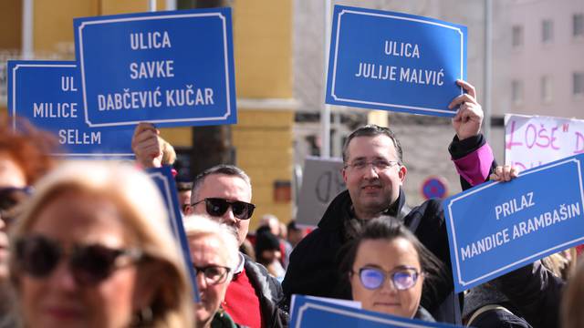 Marš za prava žena u Splitu