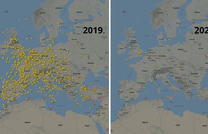 Potop aviokompanija: Na nebu iznad Europe samo 27 aviona