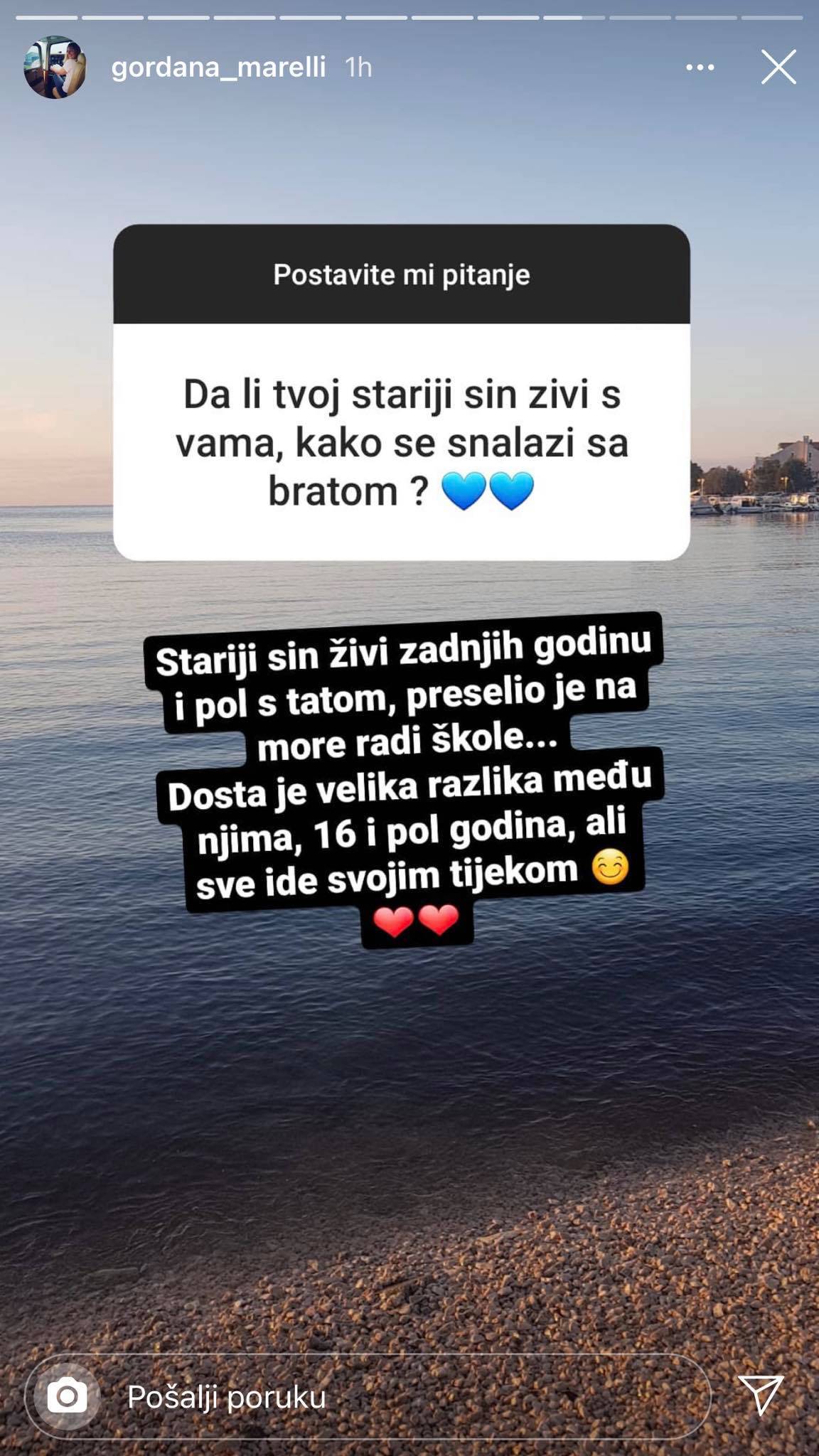 Goga o sinu iz prvog braka: 'On živi s tatom na moru. Adam i ja smo selili da mu budemo bliže'