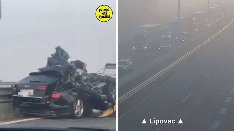 Smrskan auto kraj Rugvice, na A3 kolona duga čak 4 kilometra