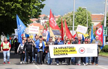 SSSH je prosvjedom tražio veće plaće i kolektivna pregovaranja