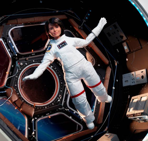 Barbie goes zero gravity for Space Week