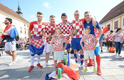 Ovako su navijači u Varaždinu i Sisku dočekali finale u Rusiji