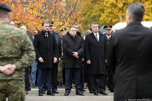 Milanović i Banožić  zajedno na obljetnici Tigrova: Komunicirali nisu, predsjednik je prvi otišao