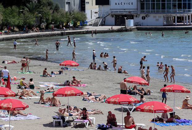 Split: Stigle najavljene visoke temperature