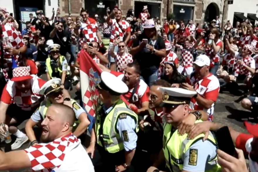 Policajci i navijači zajedno u Kopenhagenu