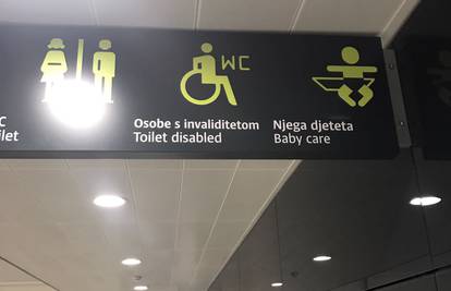 Kakav gaf na 'Tuđmanu': Krivo preveli znak za WC na engleski