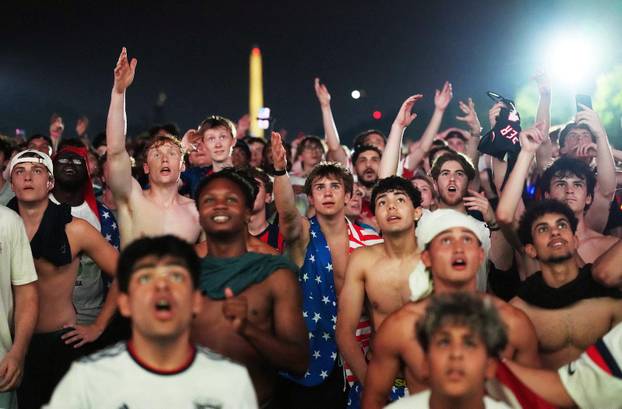 FIFA World Cup 2026 - USA v Paraguay - Fans gather in Washington