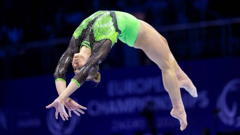 FOTO SPEKTAKL U ZAGREBU: Evo kakve nevjerojatne vratolomije rade gimnastičarke na EP-u