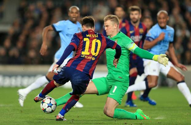 Soccer - UEFA Champions League - Round of 16 - Second Leg - Barcelona v Manchester City - Camp Nou