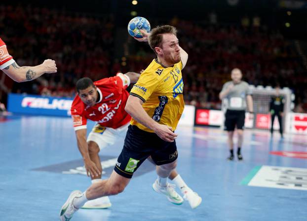 EHF 2024 Men's European Handball Championship - Main Round - Denmark v Sweden